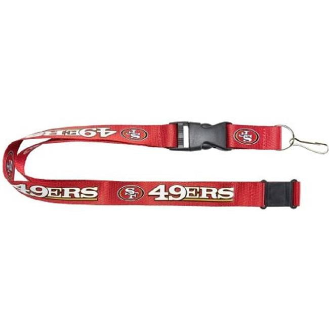 6326401638 NFL San Francisco 49ers Alternate Lanyard, Red