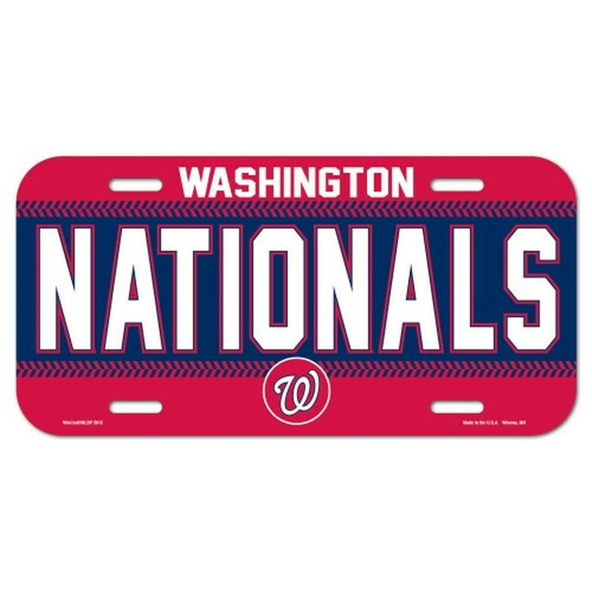 Picture of Alyssa Ashley 3208586932 Washington Nationals Plastic Special Order License Plate