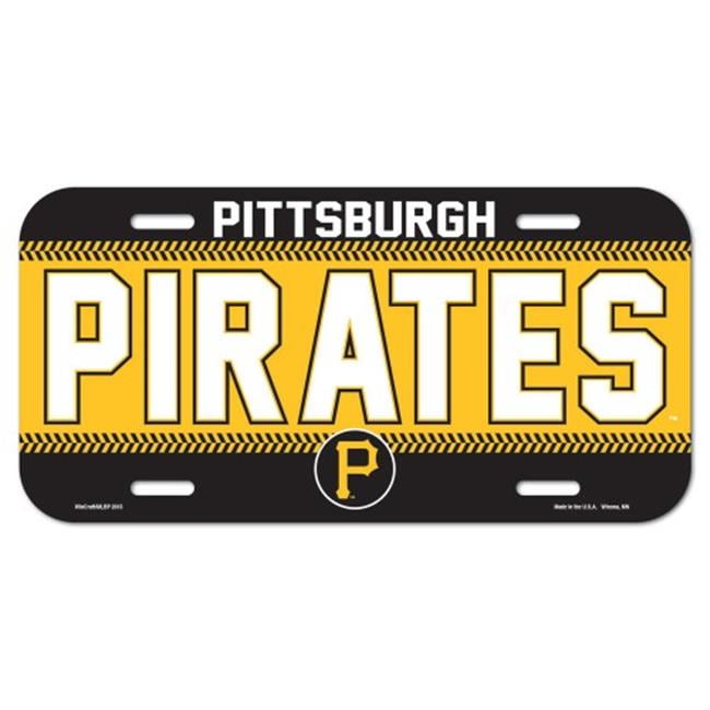 3208586994 Pittsburgh Pirates Plastic License Plate