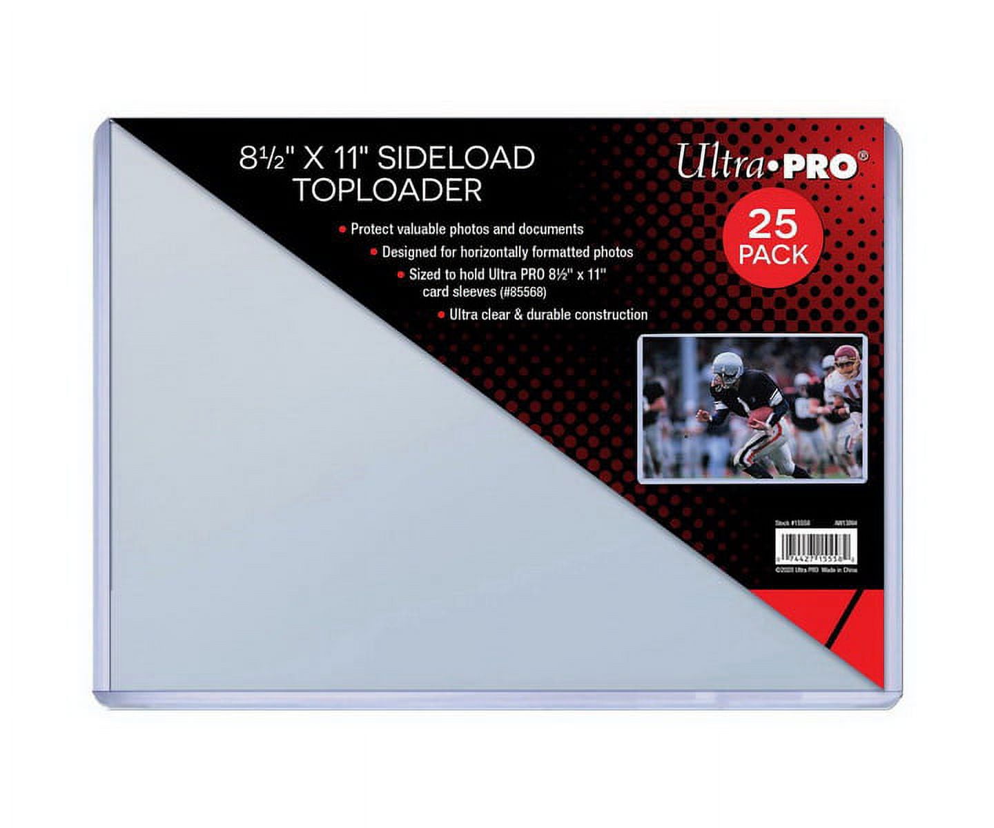 Picture of Ultra Pro 7442715558 8.5 x 11 in. Side Load Top Loader - 25 Per Pack