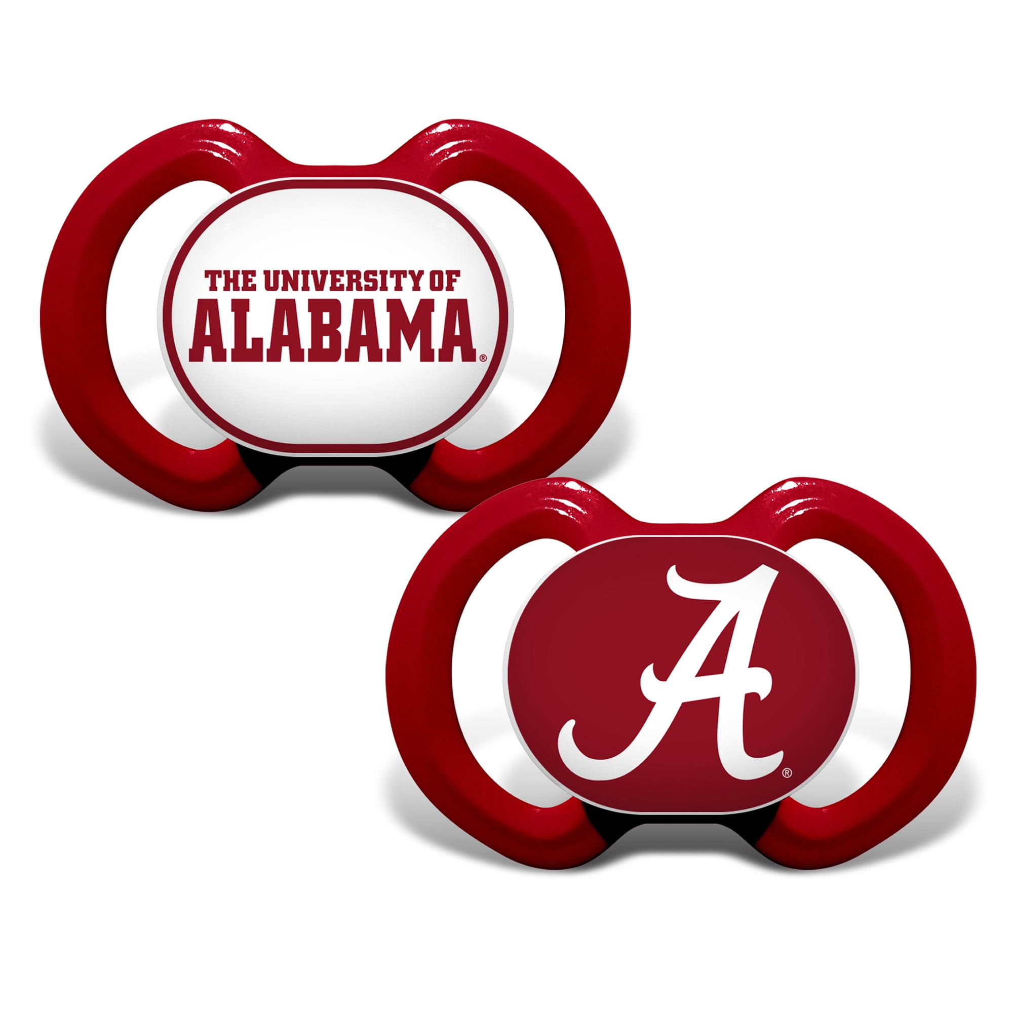 Masterpieces Puzzle 598800572 Alabama Crimson Tide Pacifier - Pack of 2