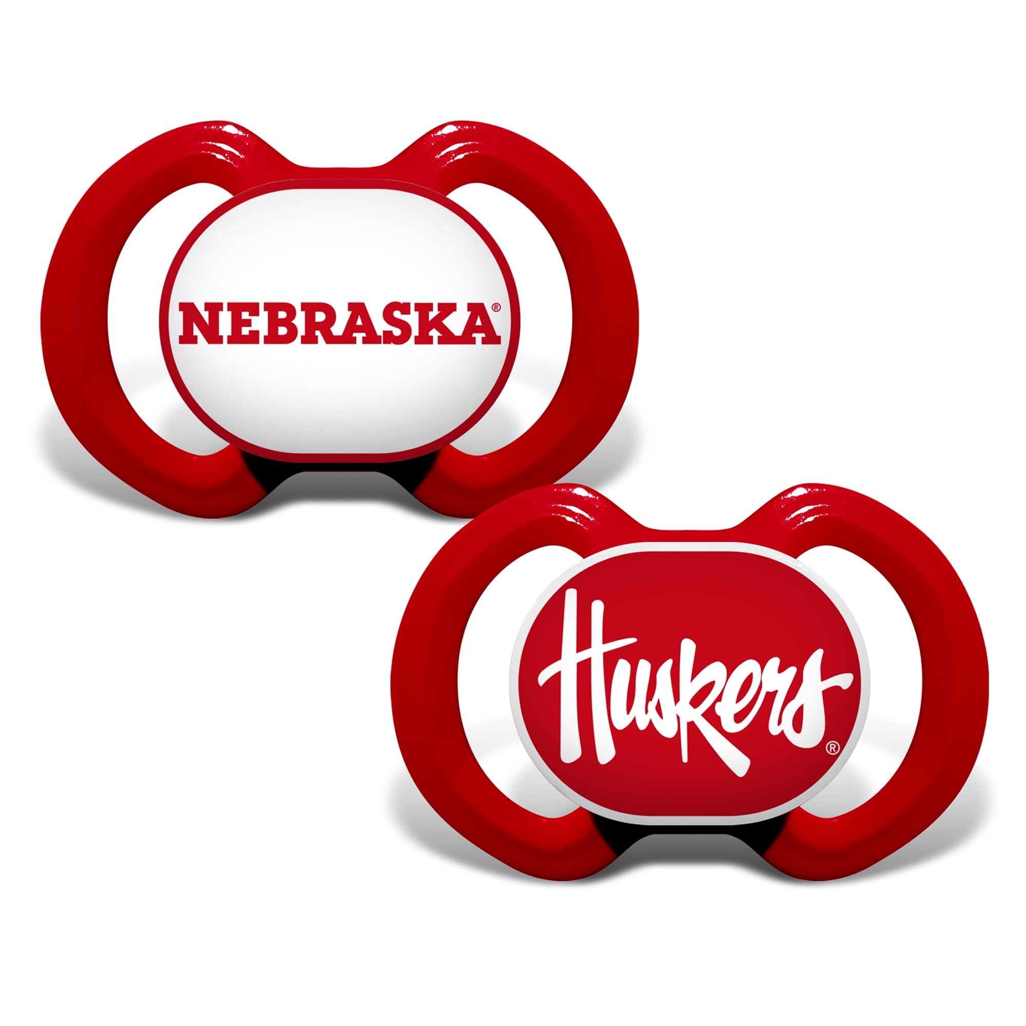 Masterpieces Puzzle 598800597 Nebraska Cornhuskers Pacifier - Pack of 2
