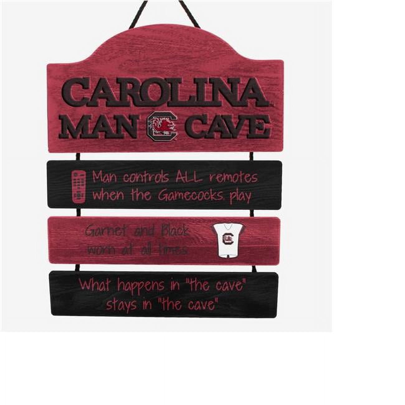 Picture of Forever Collectibles 9141896547 South Carolina Gamecocks Wood Man Cave Design Sign