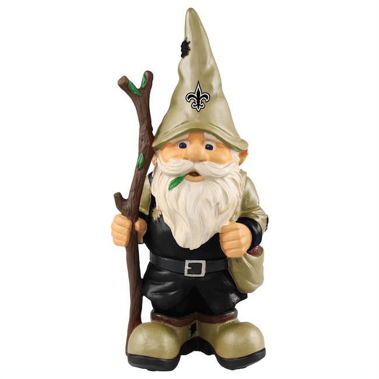 Forever Collectibles 9141896701 New Orleans Saints Holding Stick Gnome
