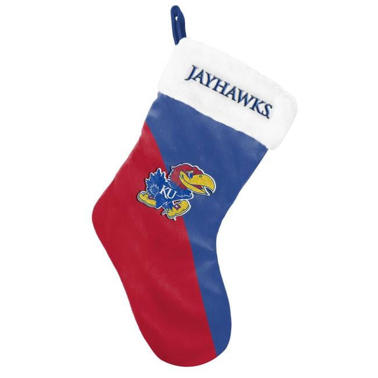 Picture of Forever Collectibles 9418584483 Kansas Jayhawks Basic 2020 Holiday Stocking