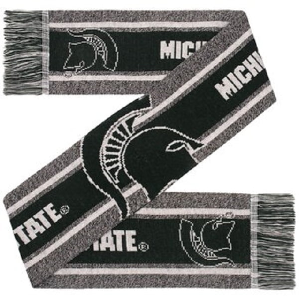 Picture of Forever Collectibles 9279791656 Michigan State Spartans Big Logo Wordmark Gray Scarf