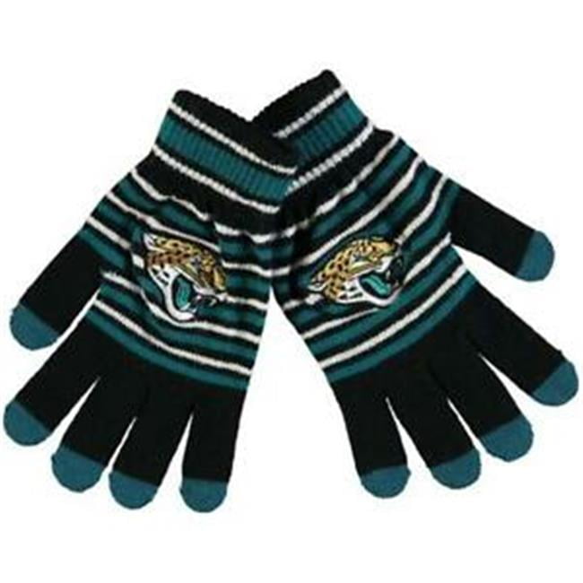 Jacksonville Jaguars Acrylic Knit Stripe Gloves