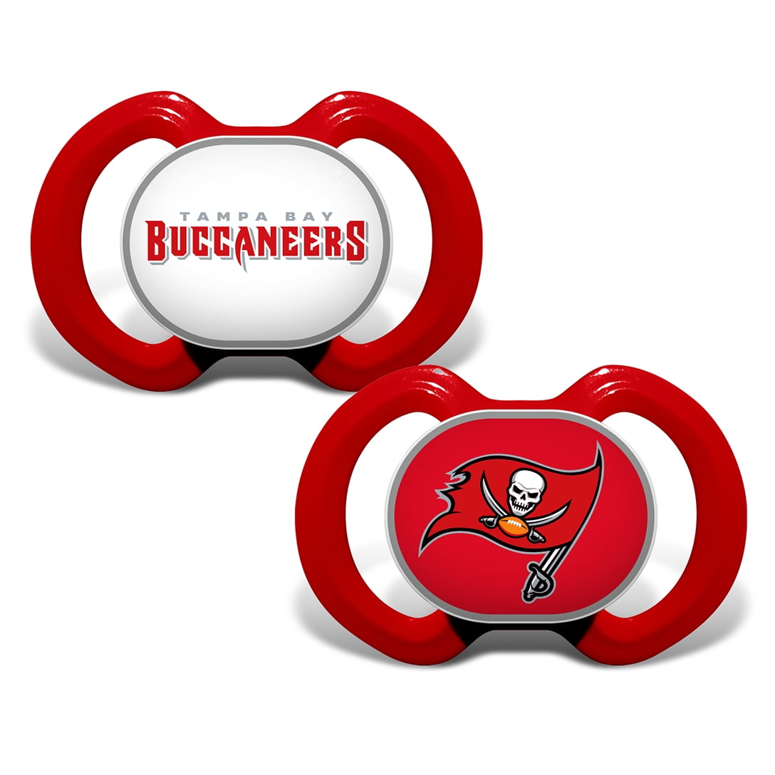 Masterpieces Puzzle 598800569 Tampa Bay Buccaneers Pacifier, Pack of 2