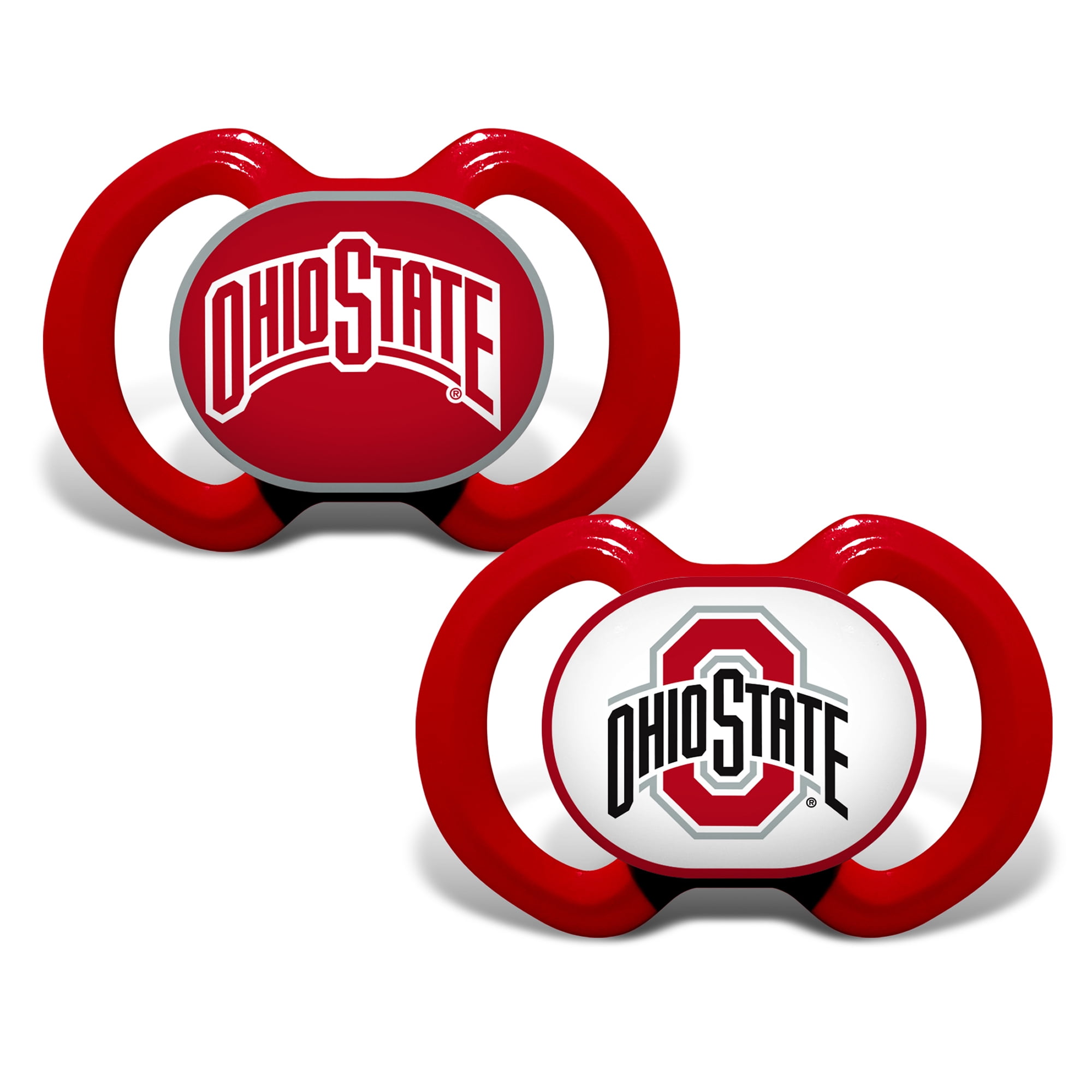 Masterpieces Puzzle 598800600 Ohio State Buckeyes Pacifier, Pack of 2