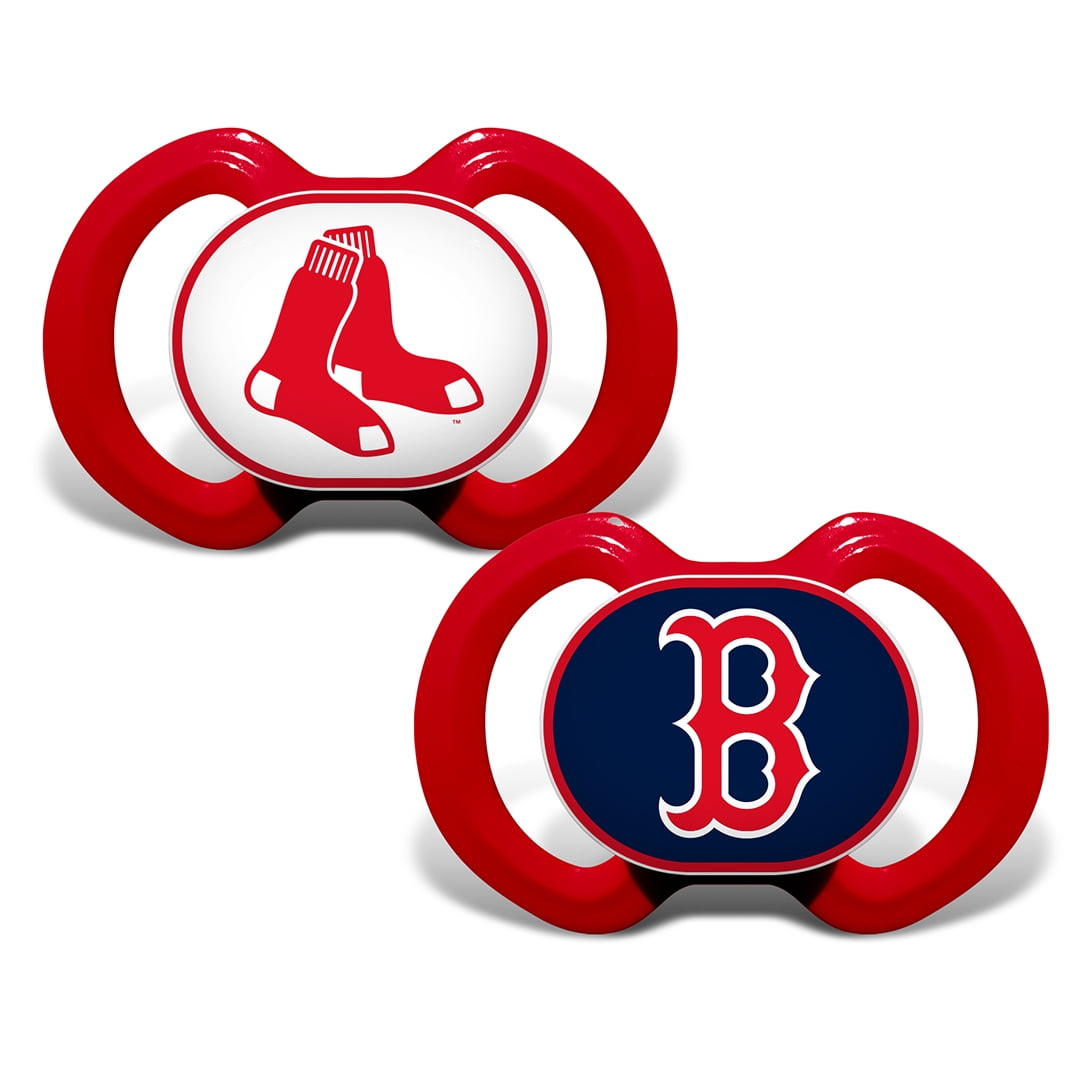 Masterpieces Puzzle 598800866 Boston Red Sox Pacifier, Pack of 2