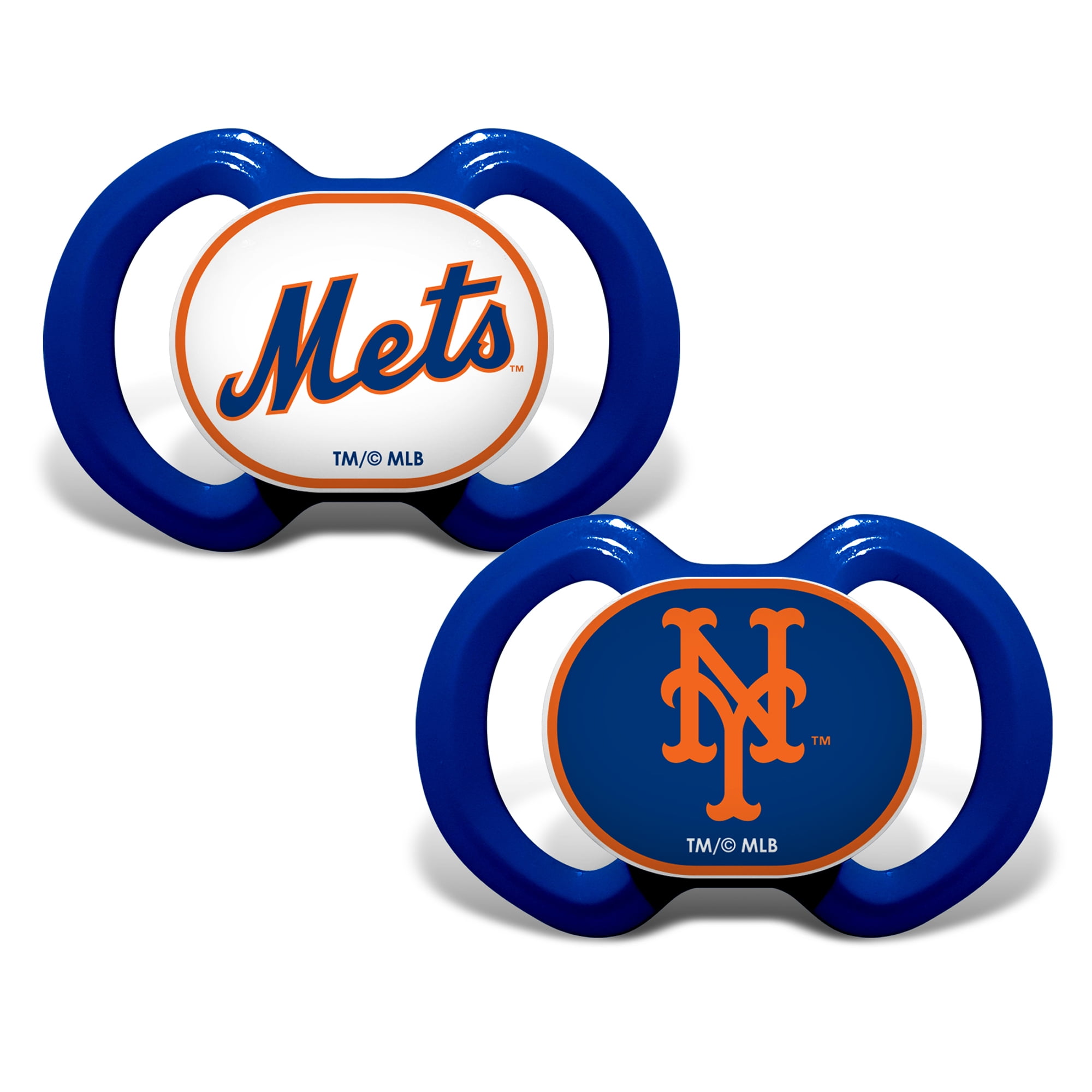 Masterpieces Puzzle 598801170 New York Mets Pacifier, Pack of 2