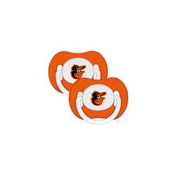 Masterpieces Puzzle 598801214 Baltimore Orioles Pacifier, Pack of 2
