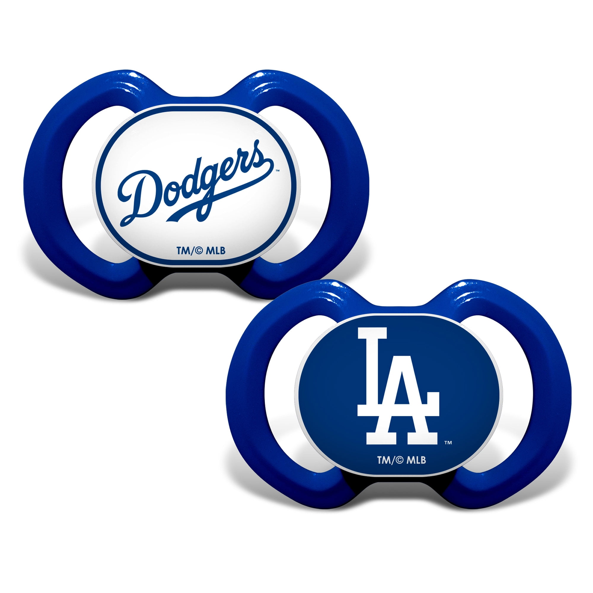 Masterpieces Puzzle 598801219 Los Angeles Dodgers Pacifier, Pack of 2