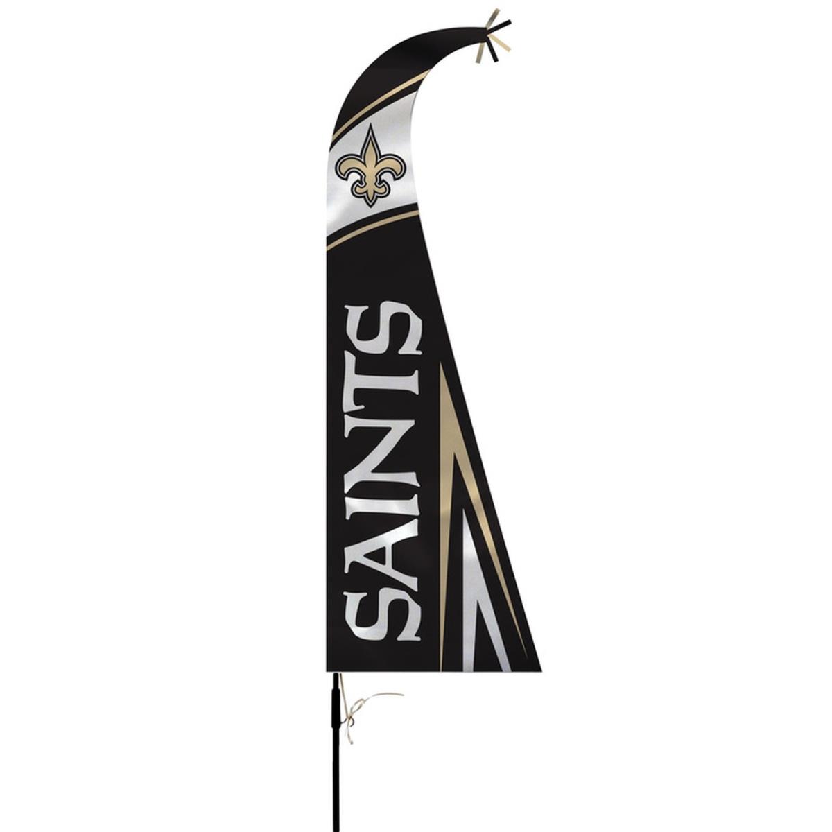 Picture of Fremont Die 2324592626 New Orleans Saints Flag - Premium Feather Style