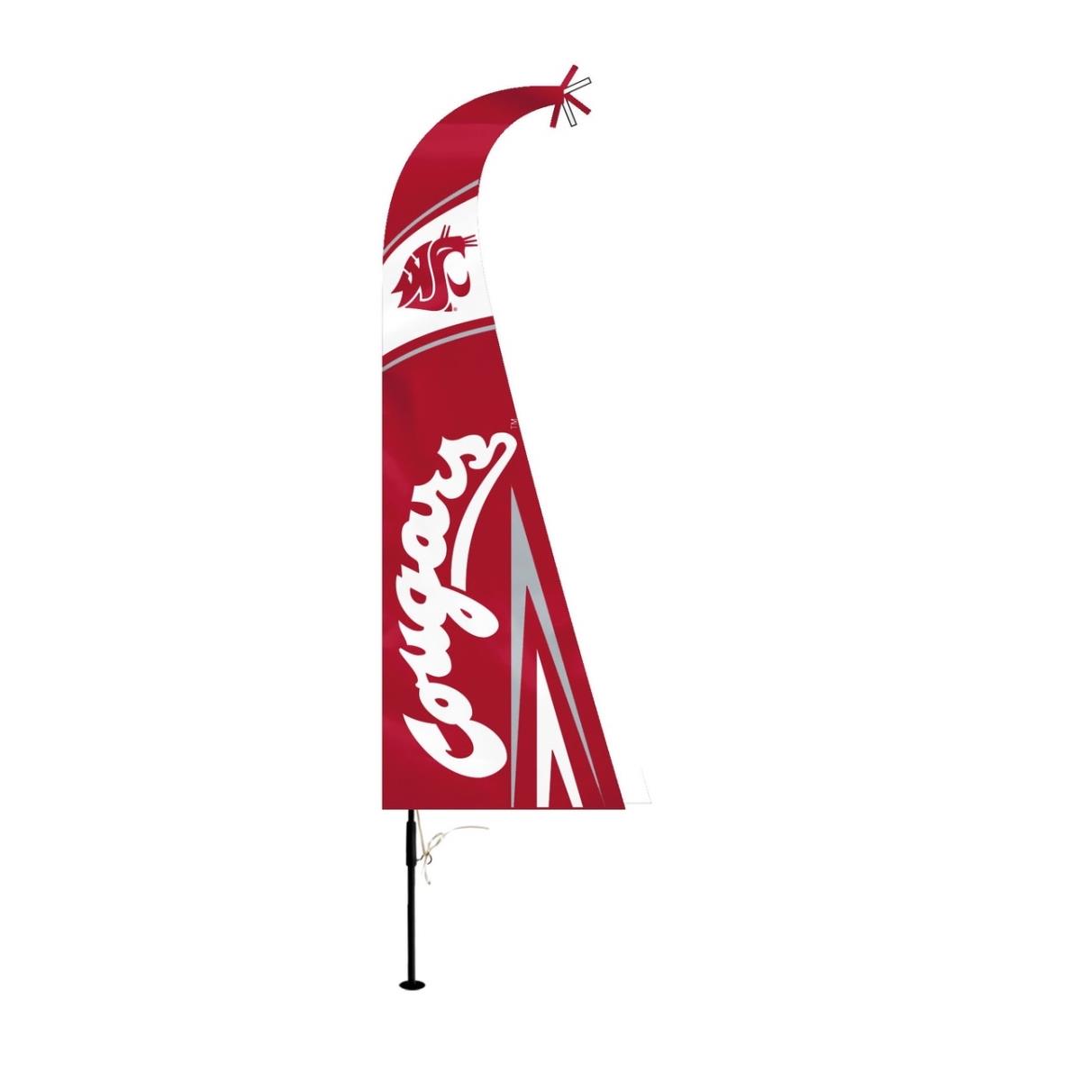 Picture of Fremont Die 2324552671 Washington State Cougars Flag - Premium Feather Style