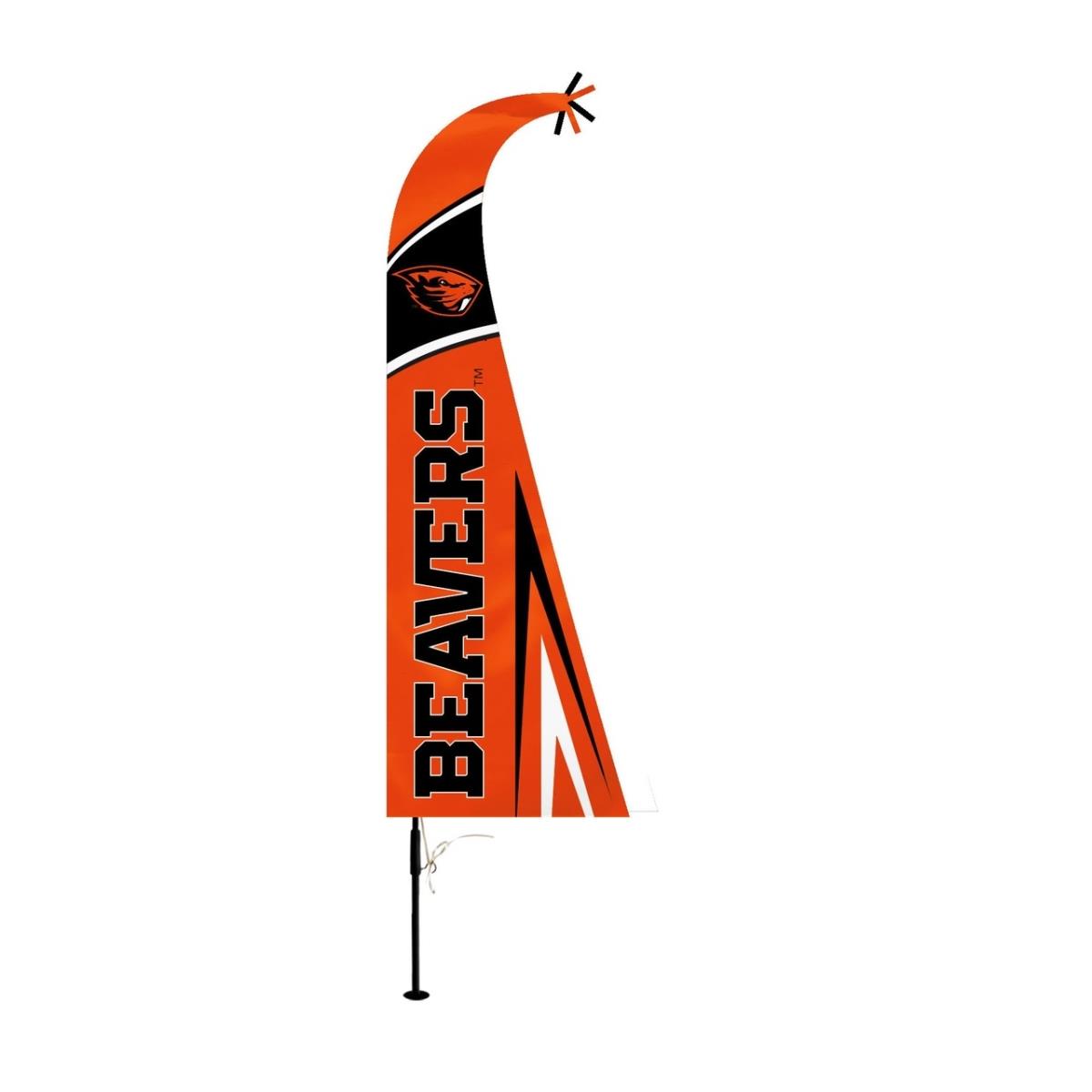 Picture of Fremont Die 2324552692 Oregon State Beavers Flag - Premium Feather Style