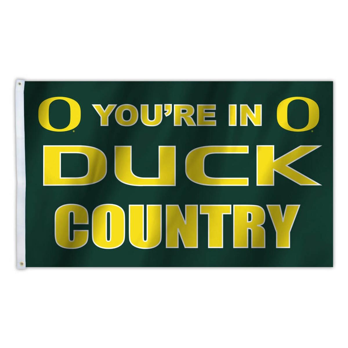 Picture of Fremont Die 2324554155 3 x 5 ft. Oregon Ducks Banner Flag - Country