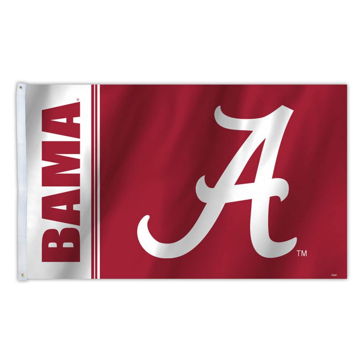 Picture of Fremont Die 2324554201 3 x 5 ft. Alabama Crimson Tide Banner Flag