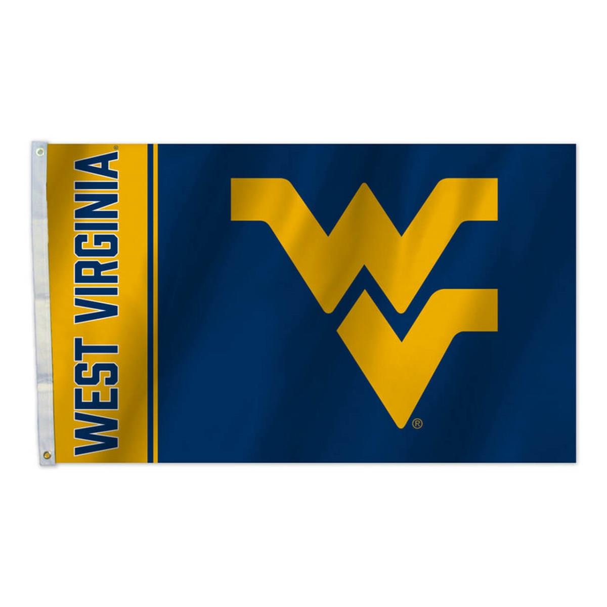 Picture of Fremont Die 2324554373 3 x 5 ft. West Virginia Mountaineers Banner Flag