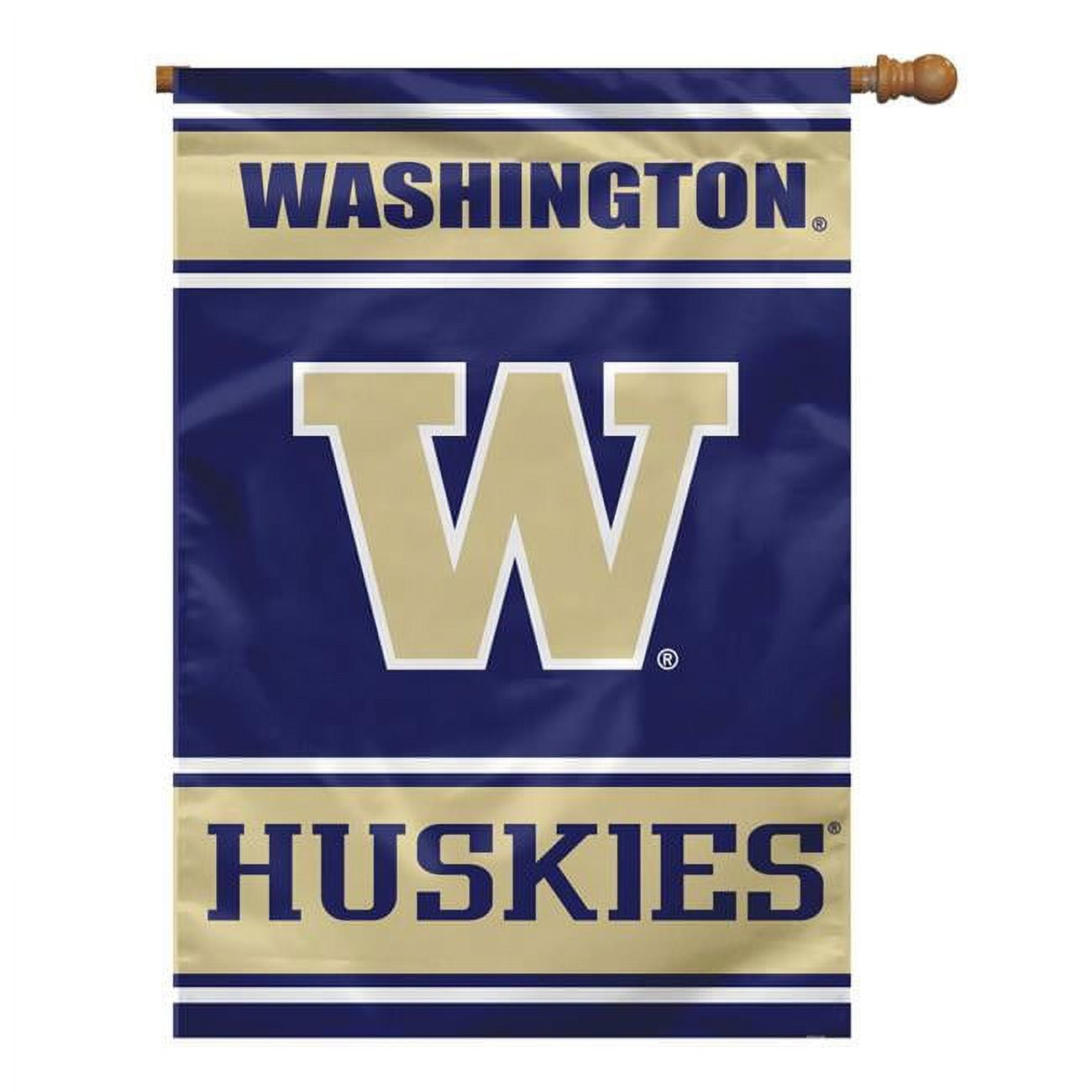 Picture of Fremont Die 2324554872 28 x 40 in. Polyester Washington Huskies 2 Sided Banner