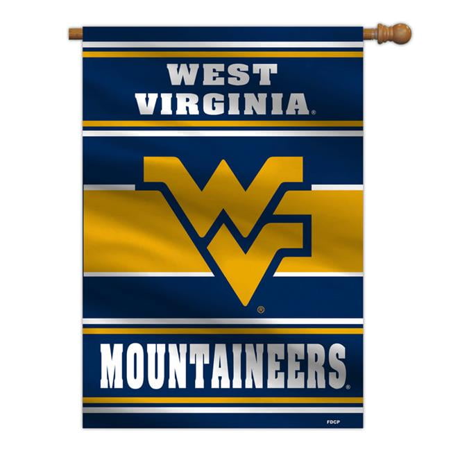 Picture of Fremont Die 2324554873 28 x 40 in. Polyester West Virginia Mountaineers 2 Sided Banner
