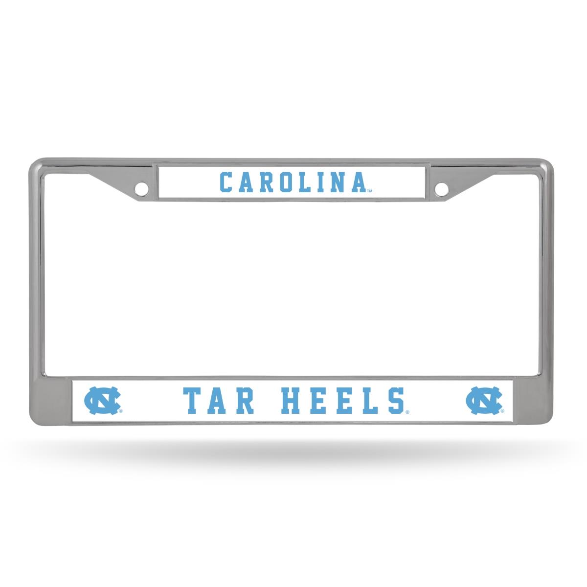 1140725039 North Carolina Tar Heels License Plate Frame, Chrome