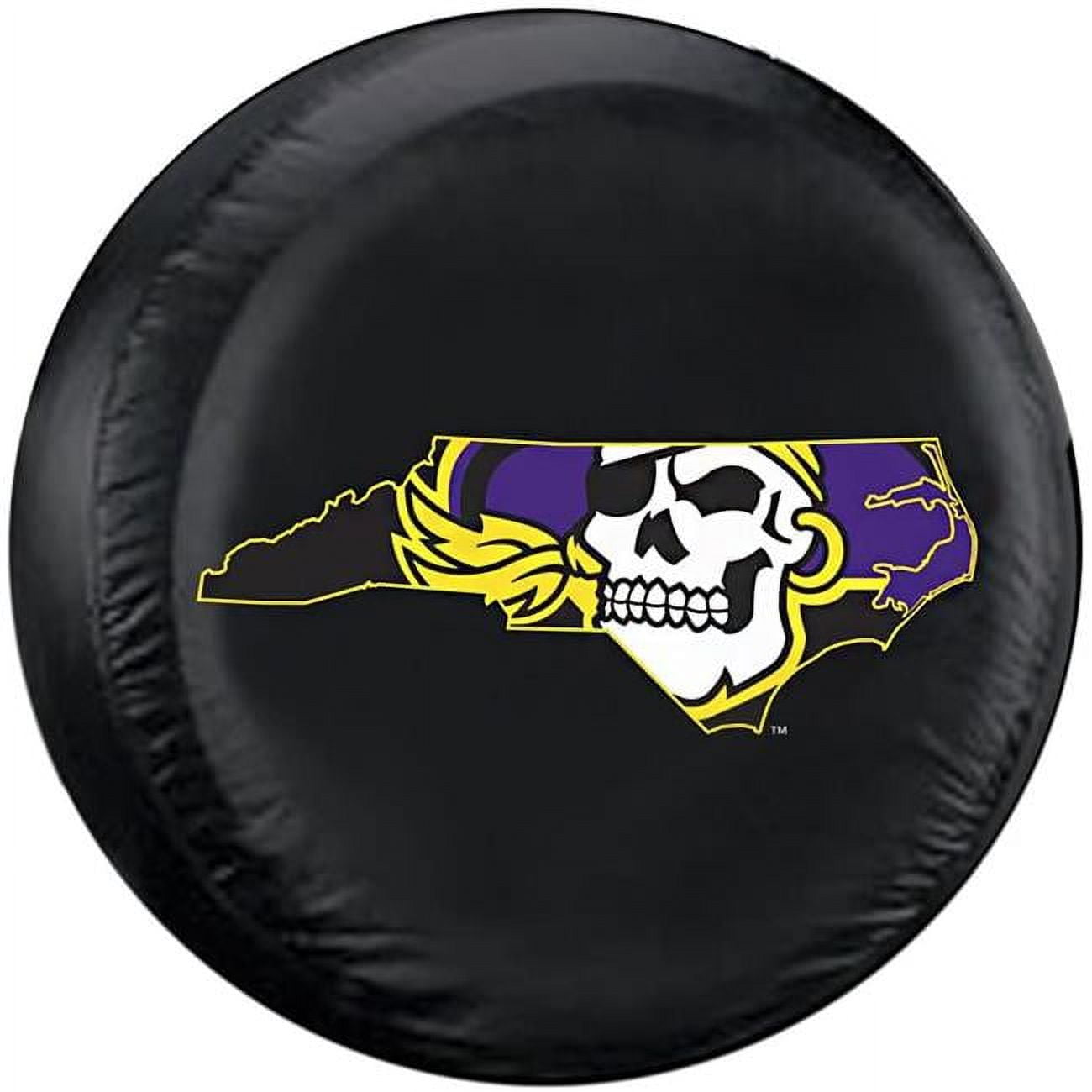 Picture of Fremont Die 2324558497 NCAA Alternate East Carolina Pirates Tire Cover - Standard Size