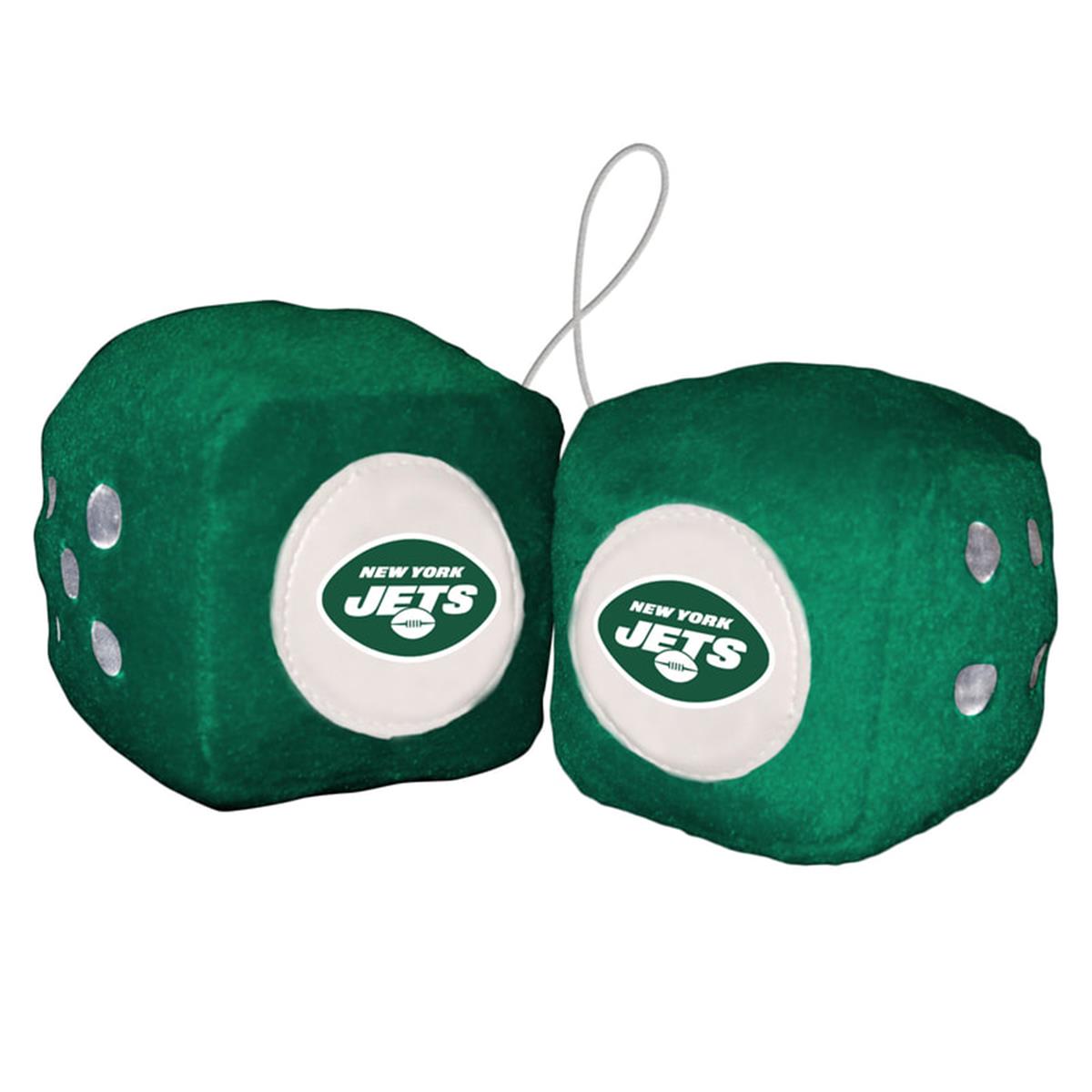 Fremont Die 2324598057 New York Jets Fuzzy Dice - Alternate