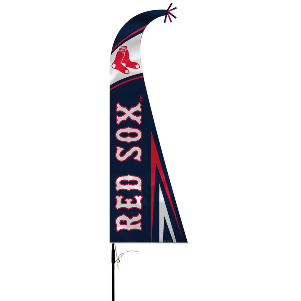 Picture of Fremont Die 2324562602 Boston Red Sox Flag - Premium Feather Style