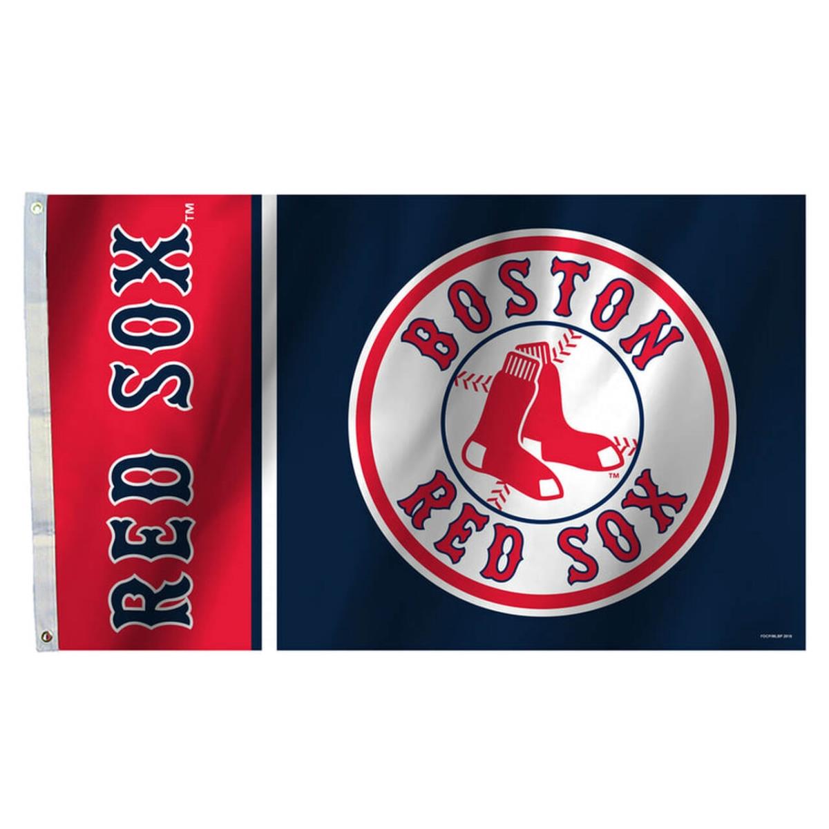 Picture of Fremont Die 2324564202 3 x 5 ft. Boston Red Sox Banner Flag