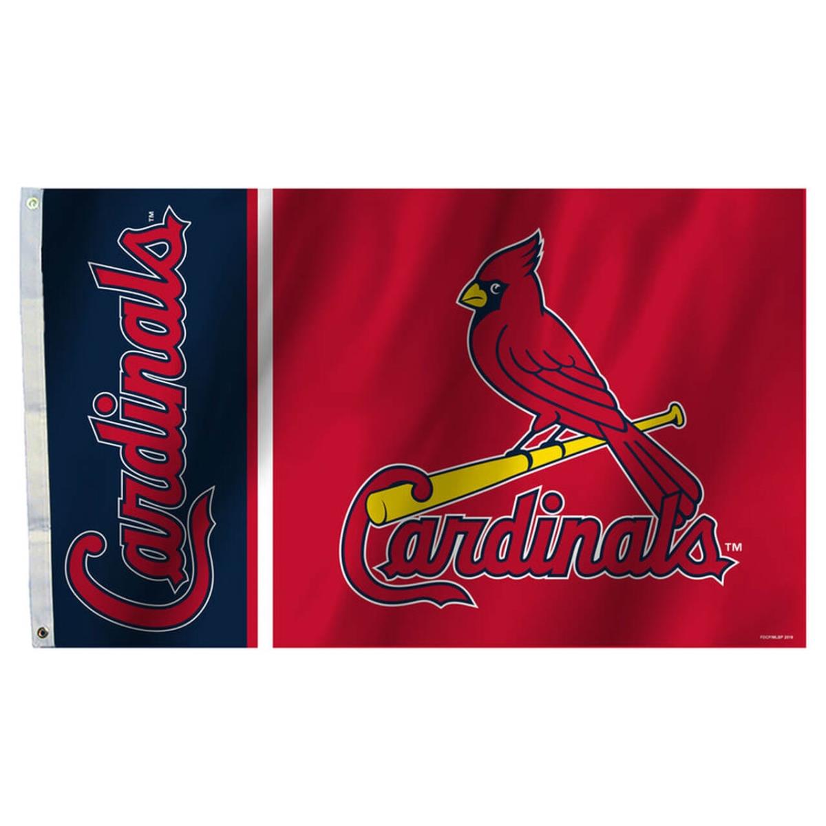 Picture of Fremont Die 2324564224 3 x 5 ft. St. Louis Cardinals Banner Flag