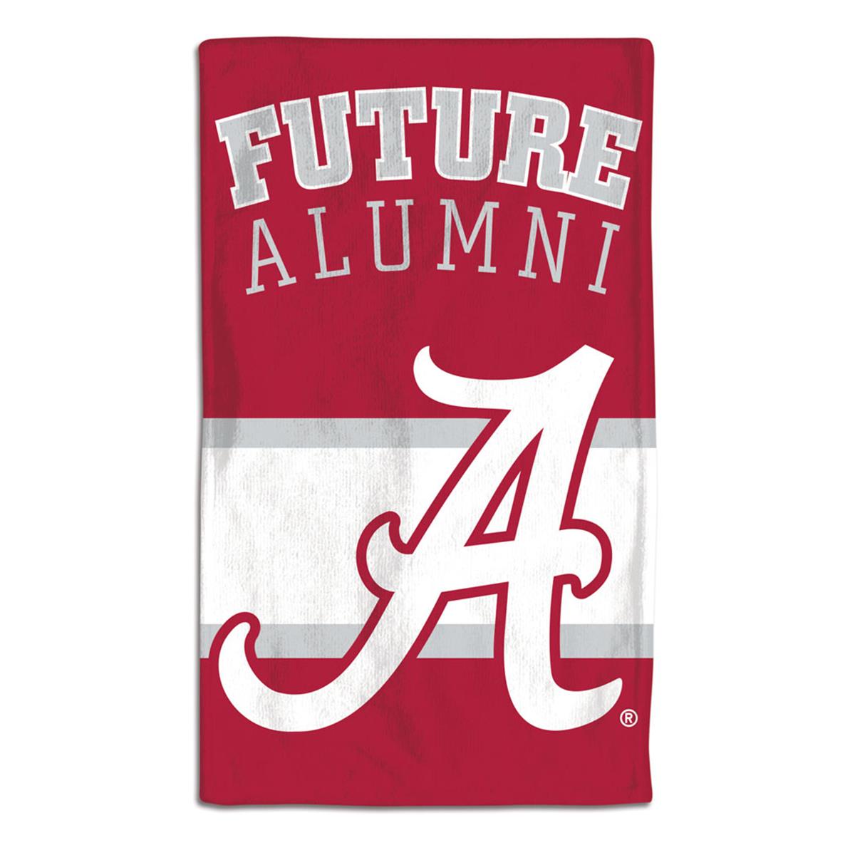9960628217 10 x 17 in. Alabama Crimson Tide Baby Burp Cloth