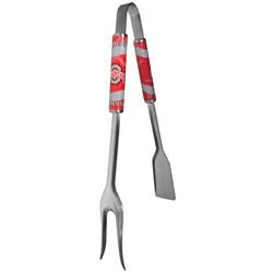 Ohio State Buckeyes 3-in-1 BBQ Tool - Stainless Steel - Lightweight Design