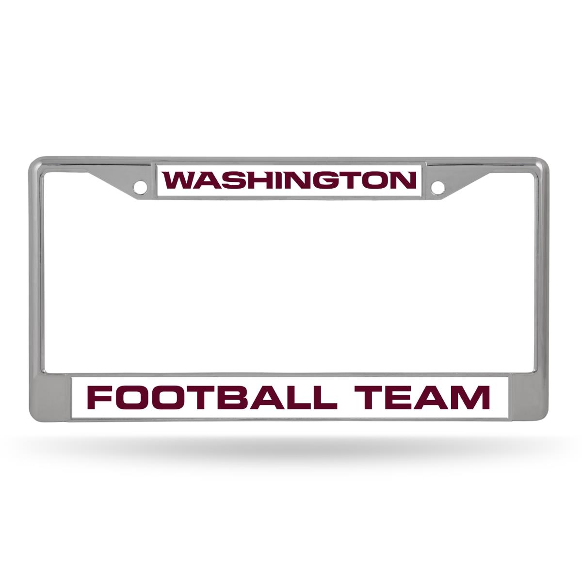 6734567920 Chrome Washington Football Team License Plate Frame