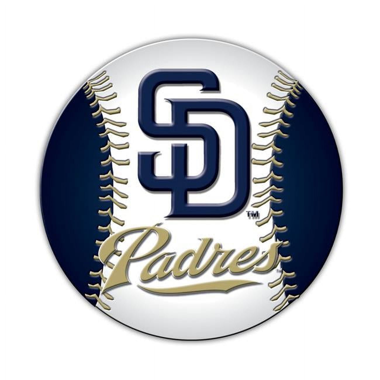 8 in. San Diego Padres Car Style Magnet