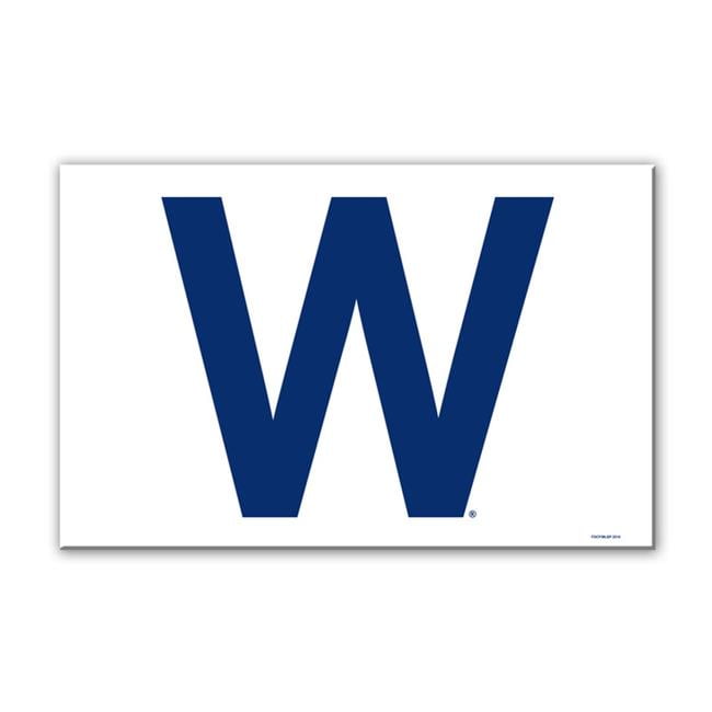 Picture of Fremont Die 2324569516 8 in. Chicago Cubs Car Style Magnet - W Design