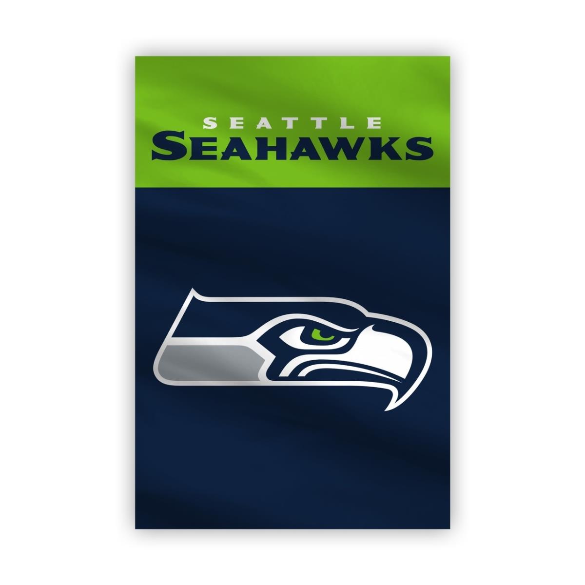 Picture of Fremont Die 2324570814 13 x 18 ft. Seattle Seahawks Home Flag