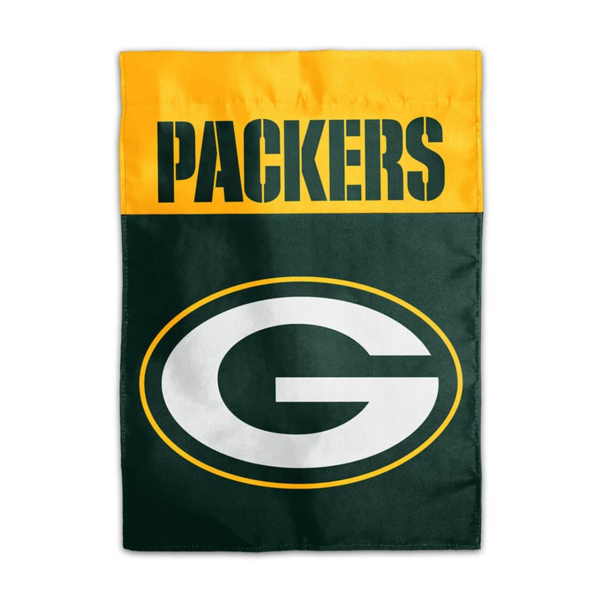 Picture of Fremont Die 2324570816 13 x 18 ft. Green Bay Packers Home Flag
