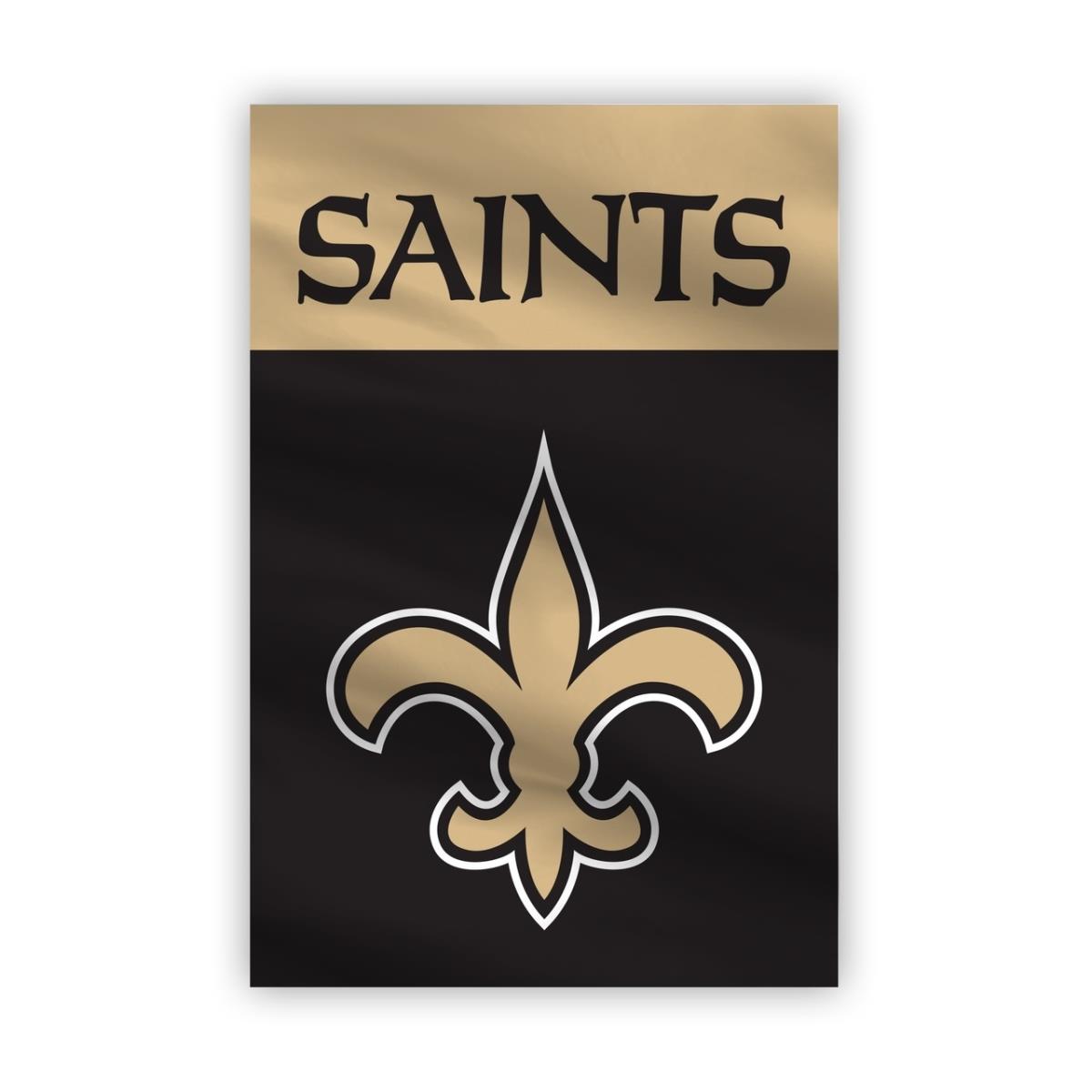 Picture of Fremont Die 2324570826 13 x 18 ft. New Orleans Saints Home Flag