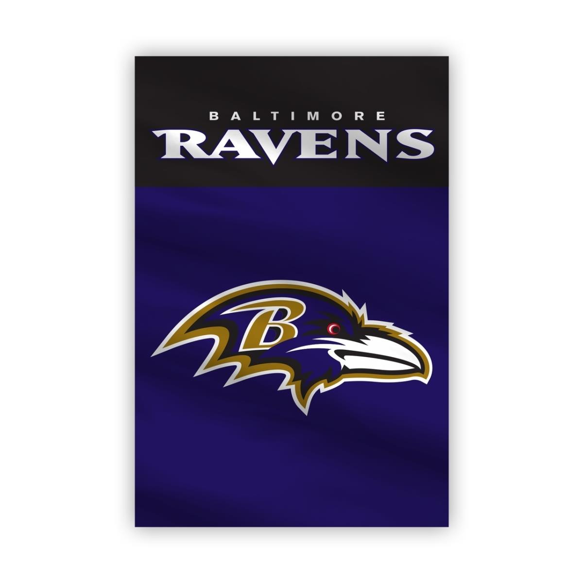 Picture of Fremont Die 2324570831 13 x 18 ft. Baltimore Ravens Home Flag