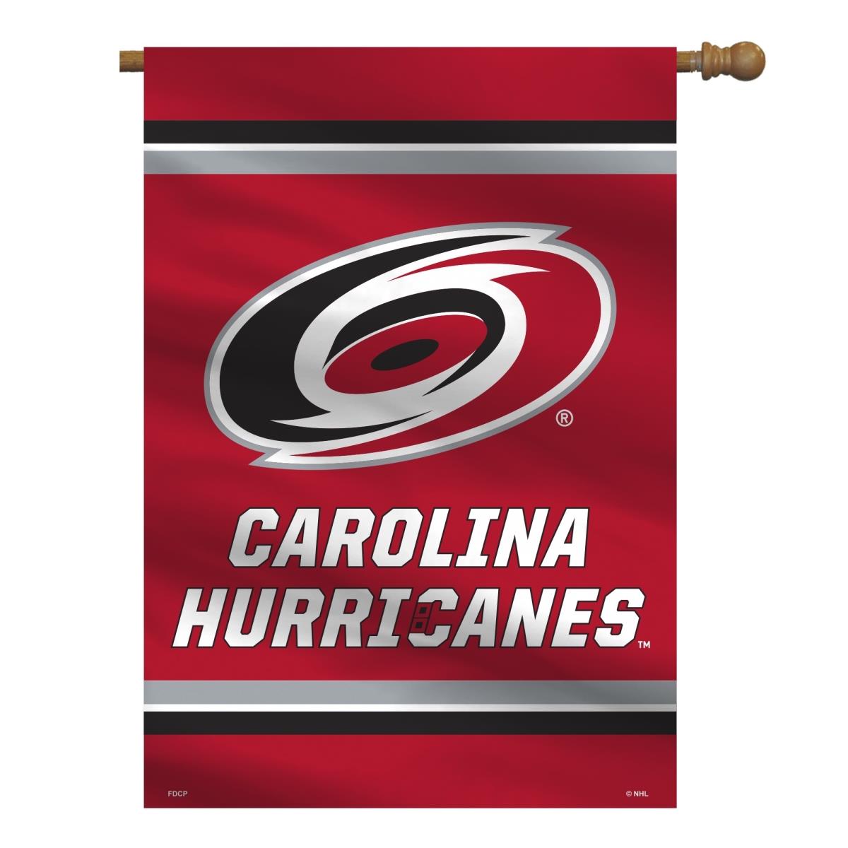Picture of Fremont Die 2324584810 28 x 40 in. Carolina Hurricanes House Flag Style 2 Sided Banner
