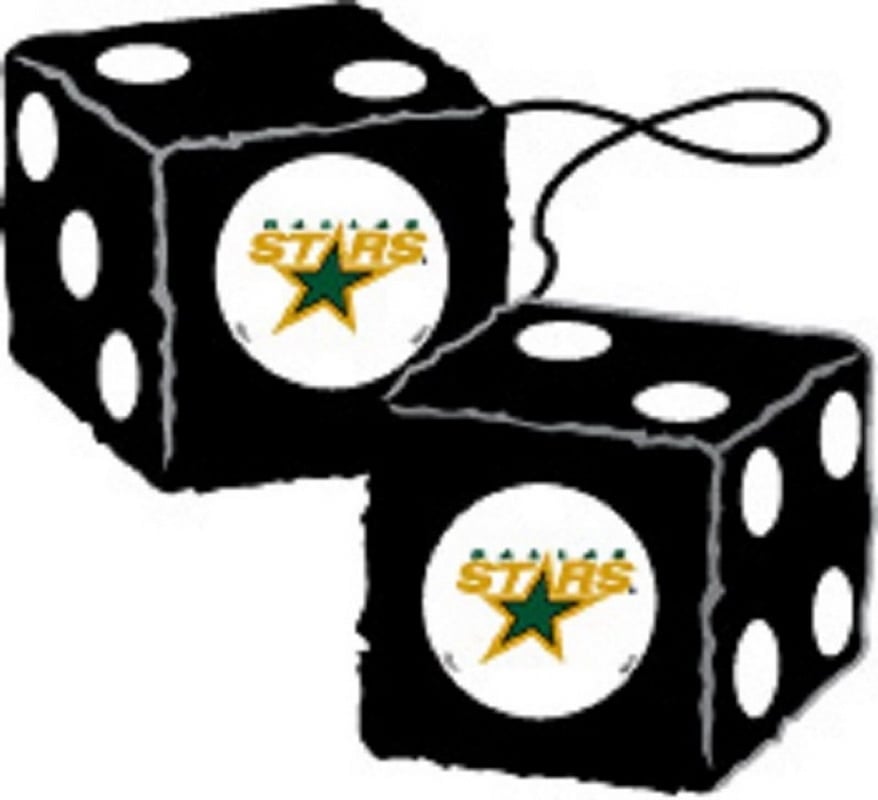 Dallas Stars Fuzzy Dice Alternate