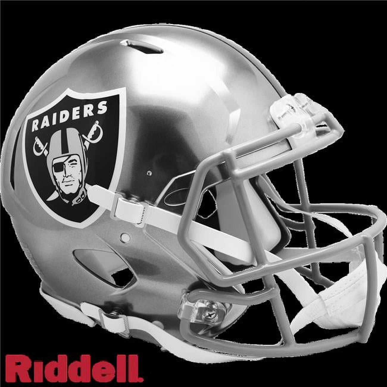 Las Vegas Raiders Authentic Full Size Speed Style Flash Alternate Helmet