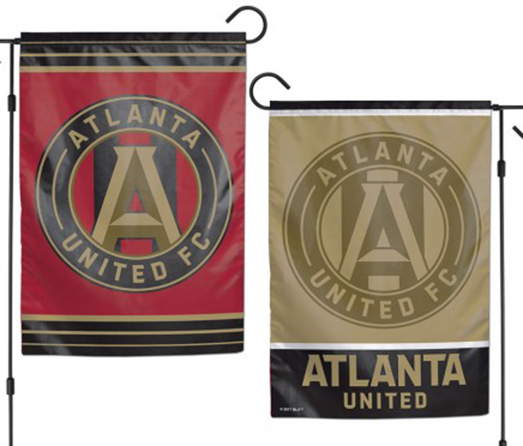 Picture of Wraft Fanatics 3208542889 12 x 18 in. Atlanta Garden Style 2 Sided United Flag