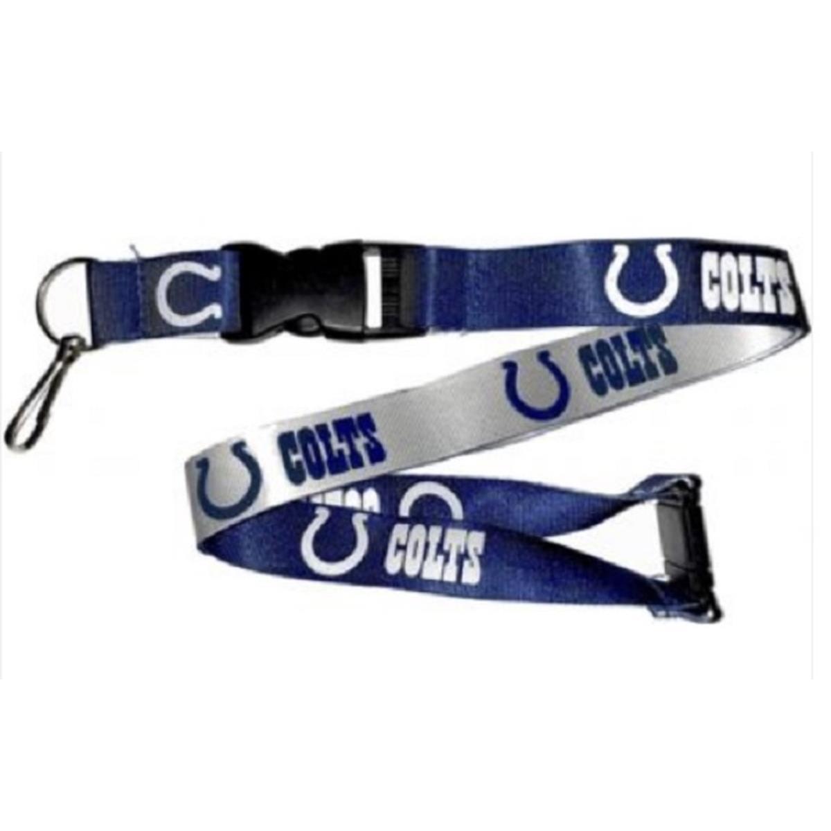 Picture of Amo 6326401172 Indianapolis Colts Reversible Lanyard&#44; Blue & White