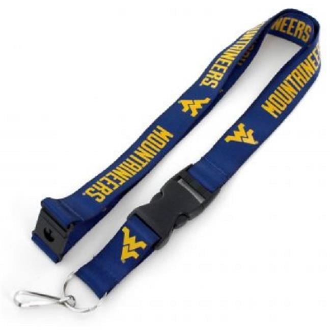 West Virginia Mountaineers Lanyard, Blue