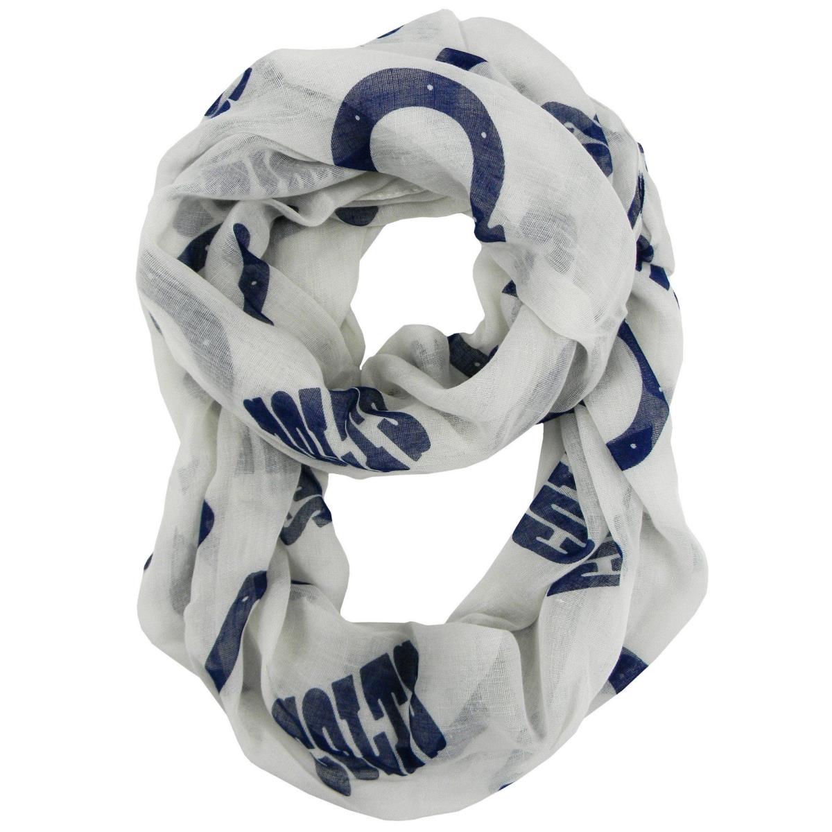 9438108480 Indianapolis Colts Infinity Style Alternate Design Scarf