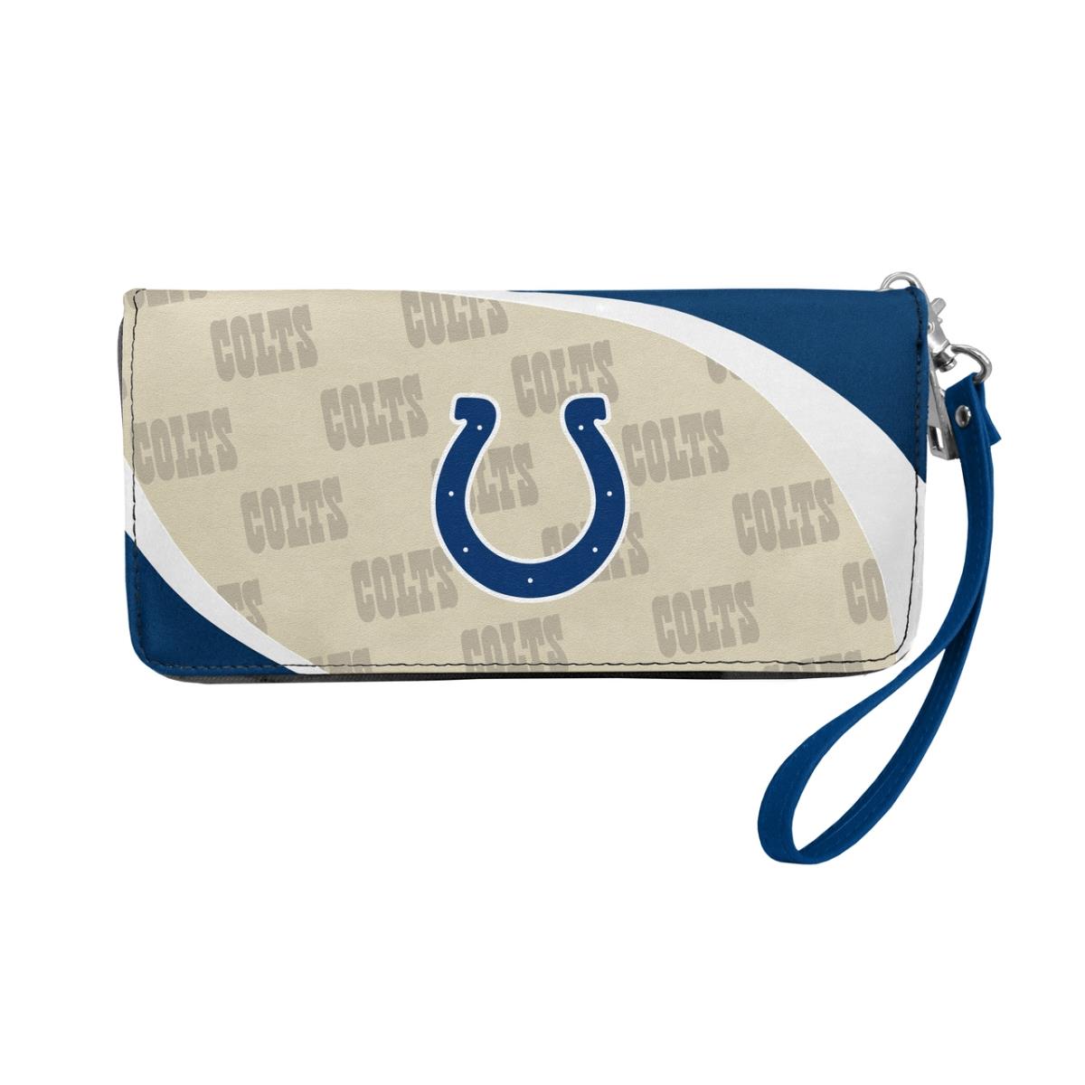 Picture of Little Earth 9438108618 Indianapolis Colts Curve Organizer Style Alternate Design Wallet