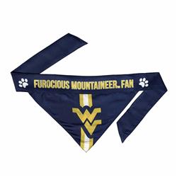 Picture of Little Earth 9438111009 West Virginia Mountaineers Pet Bandanna&#44; Extra Large