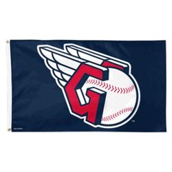3208526709 3 x 5 in. MLB Cleveland Indians Deluxe Style Flag